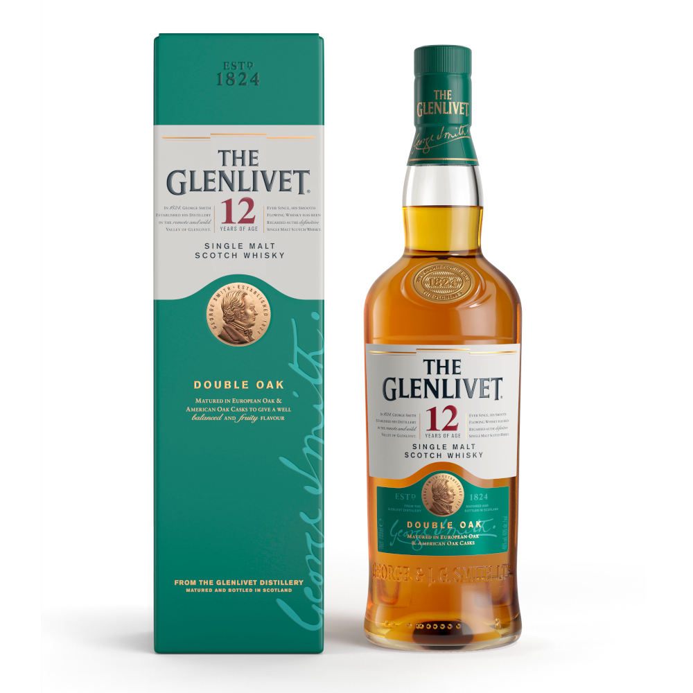 The Glenlivet 12 Double Oak Single Malt Whisky 40% 0,7l