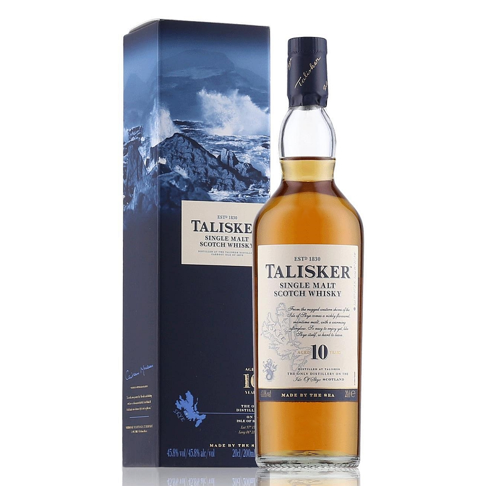 Talisker 10 Years Single Malt Scotch Whisky 45,8% 0,2l