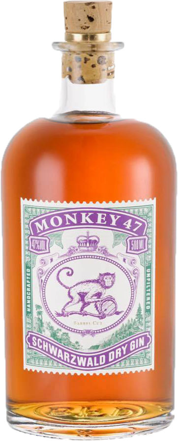 Monkey 47 Barrel Cut Mulberry Cask aged Gin 47% 0,5l