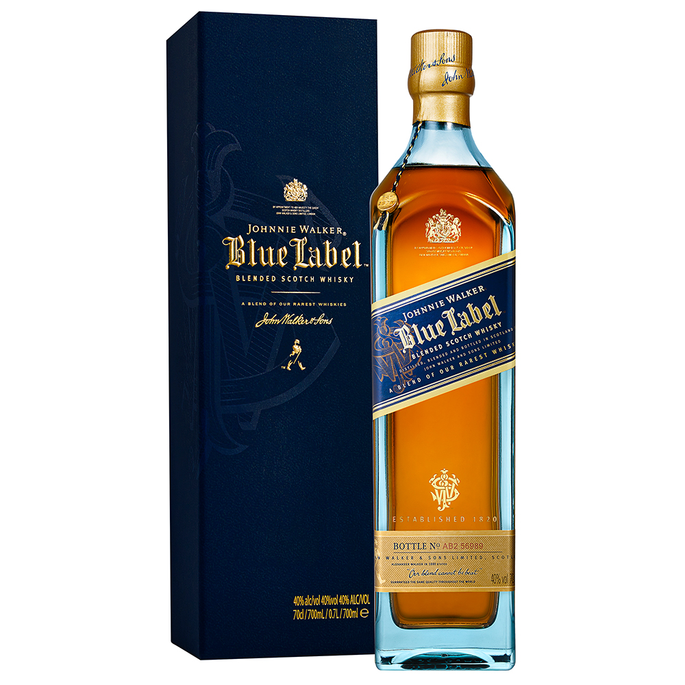 Johnnie Walker Blue Label Blended Scotch Whisky 40% 0,7l