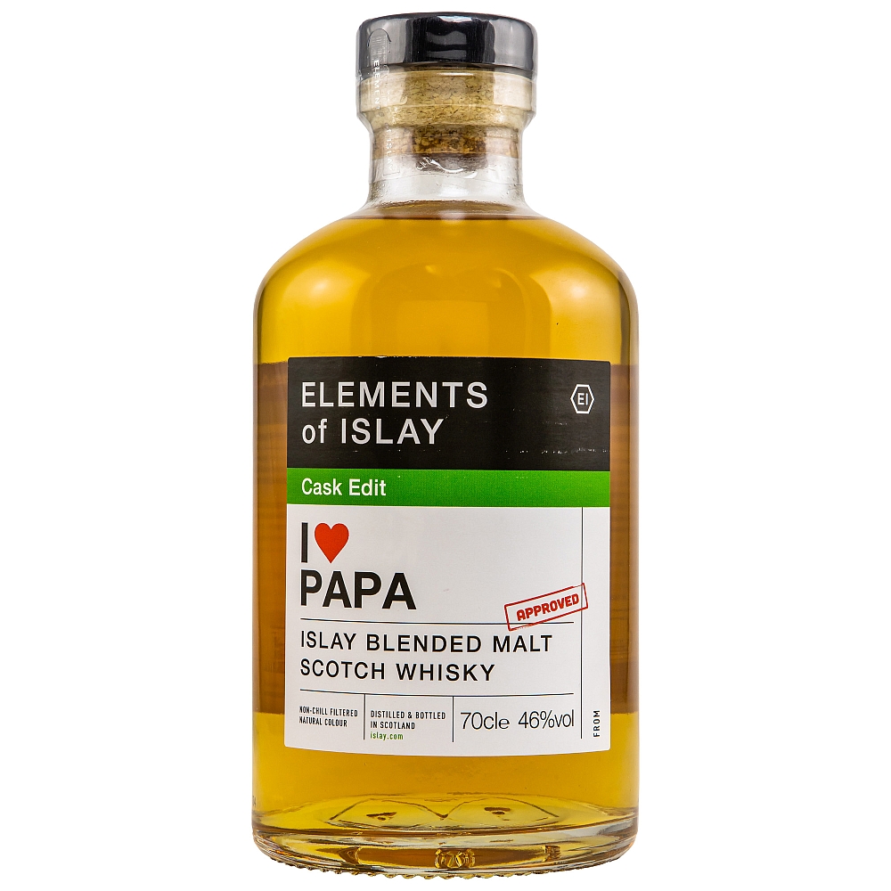 Elements of Islay Cask Edit – I love Papa Edition - Islay Blended Malt Scotch Whisky 46% 0,7l