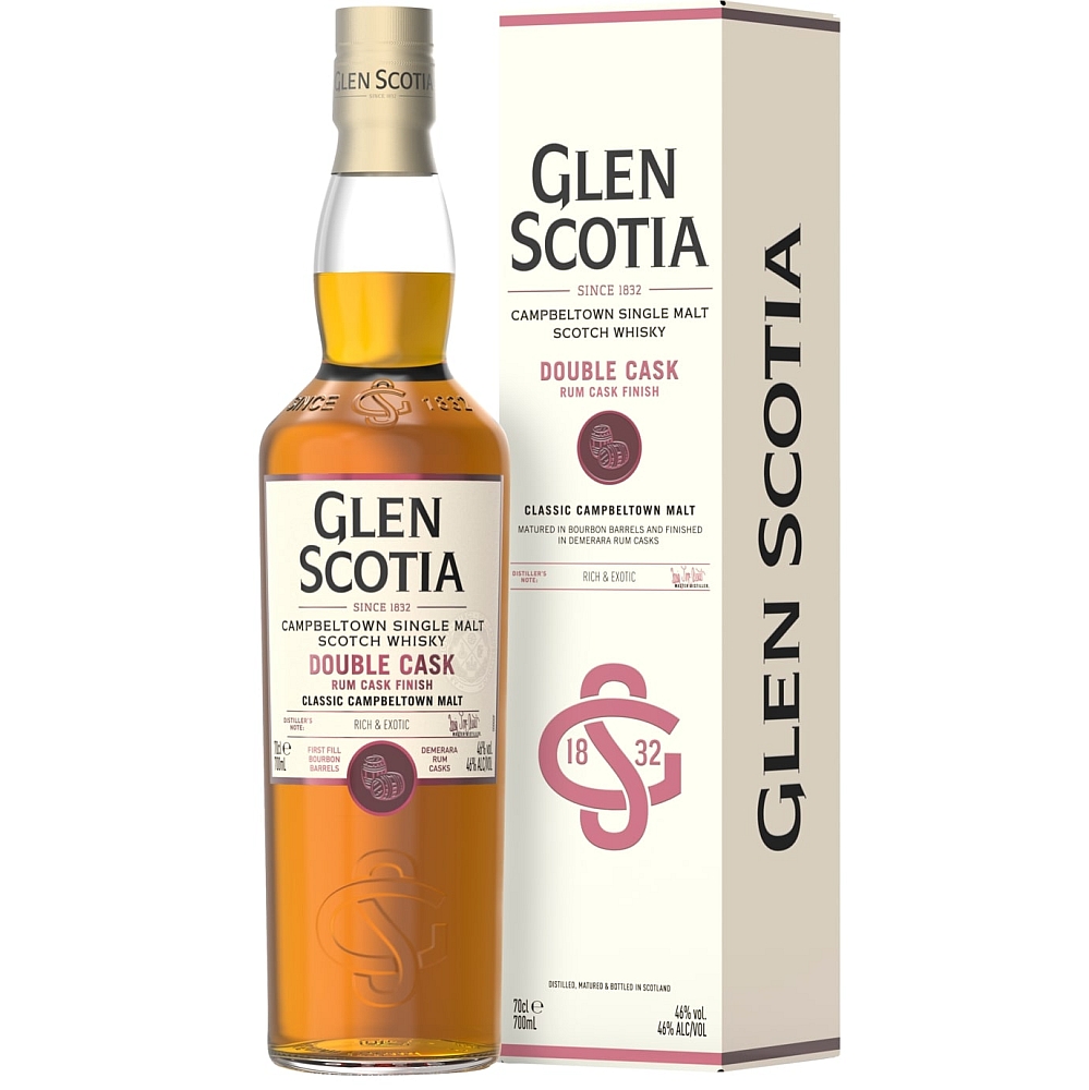 Glen Scotia Double Cask Rum Cask Finish Campbeltown Single Malt Scotch Whisky 46% 0,7l