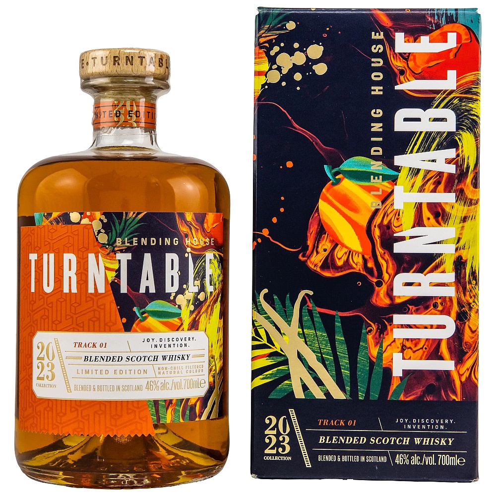Turntable Blended Scotch Whisky Track 01: Joy. Discovery. Invention. 46% 0,7l