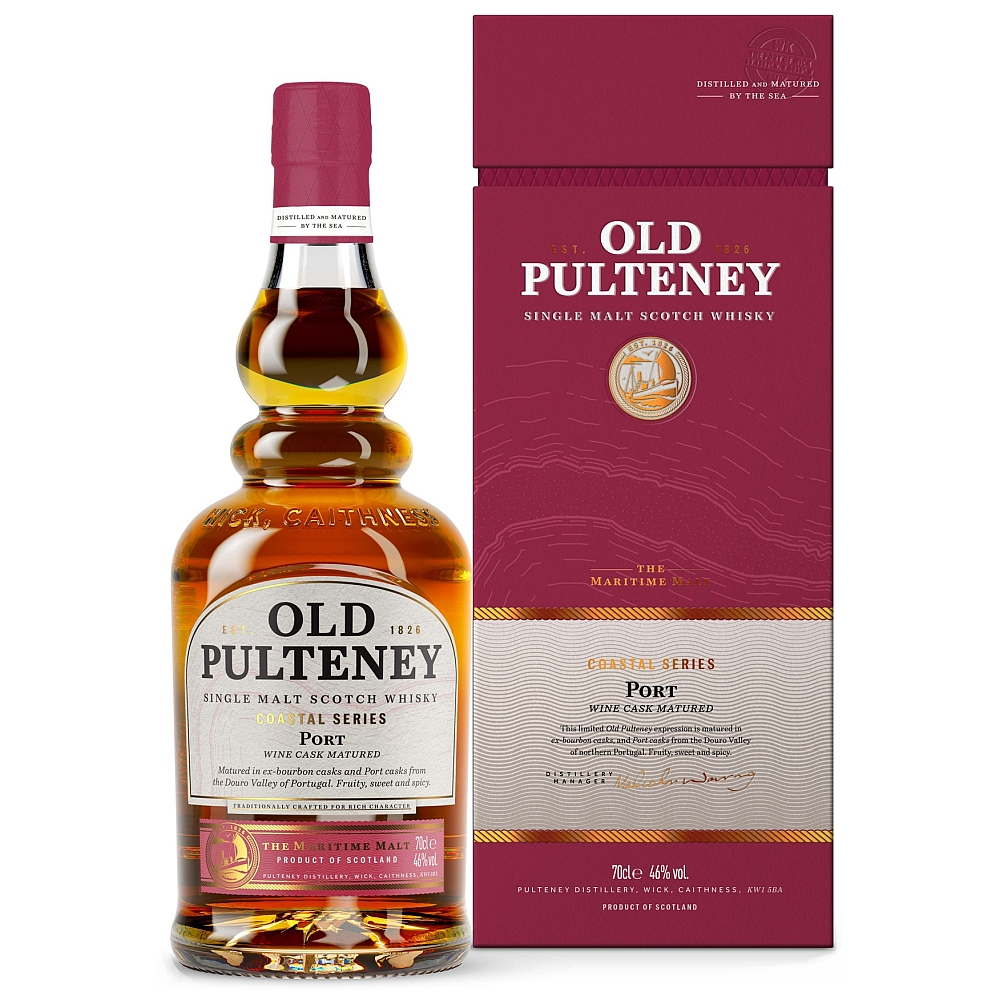Old Pulteney Port Wine Cask Matured - Coastal Series - Single Malt Scotch Whisky 46% 0,7l