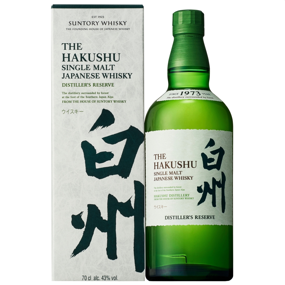 The Hakushu Single Malt Japanese Whisky Distiller’s Reserve 43% 0,7l
