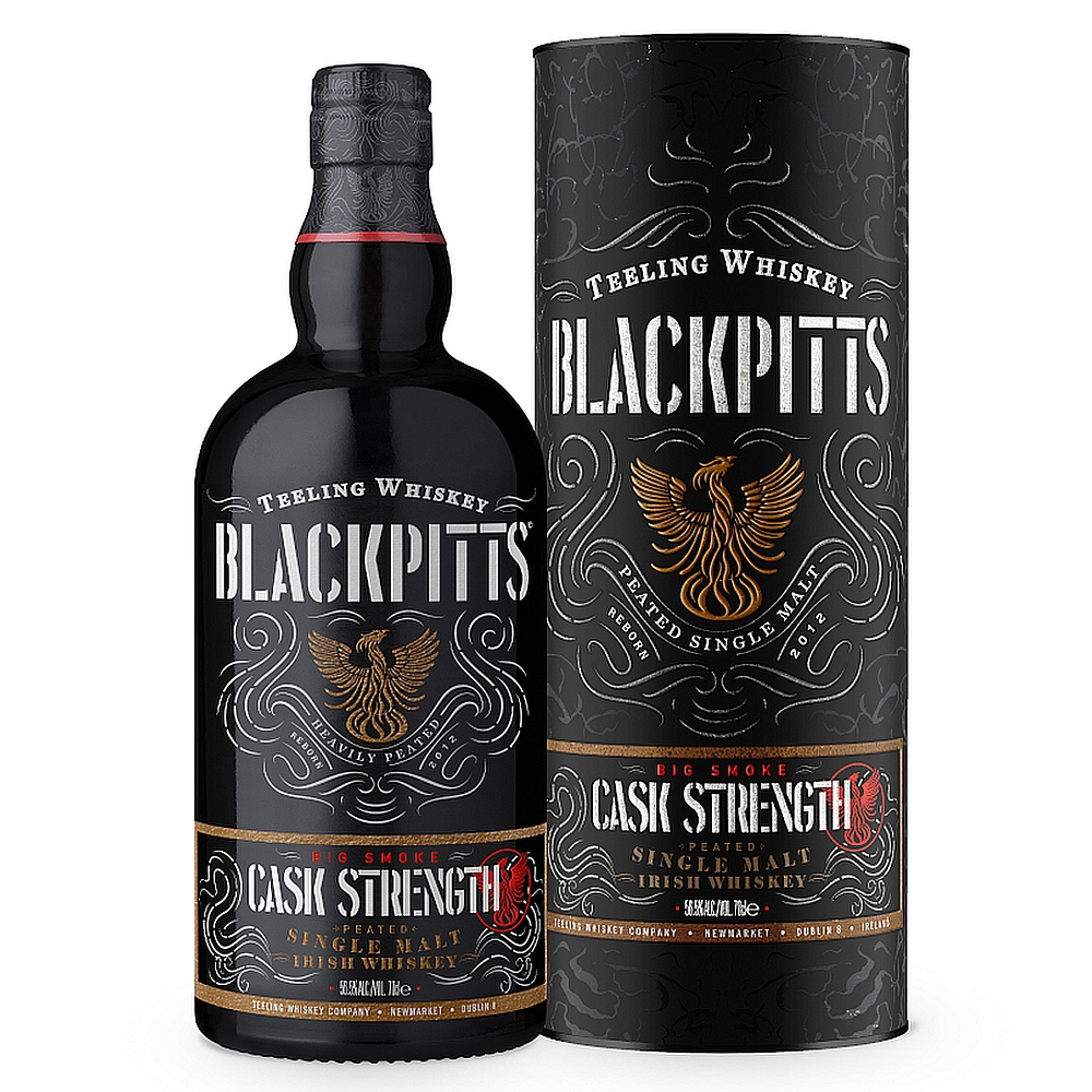 Teeling Blackpitts - Big Smoke - Cask Strength Peated Single Malt Irish Whiskey 56,5% 0,7l