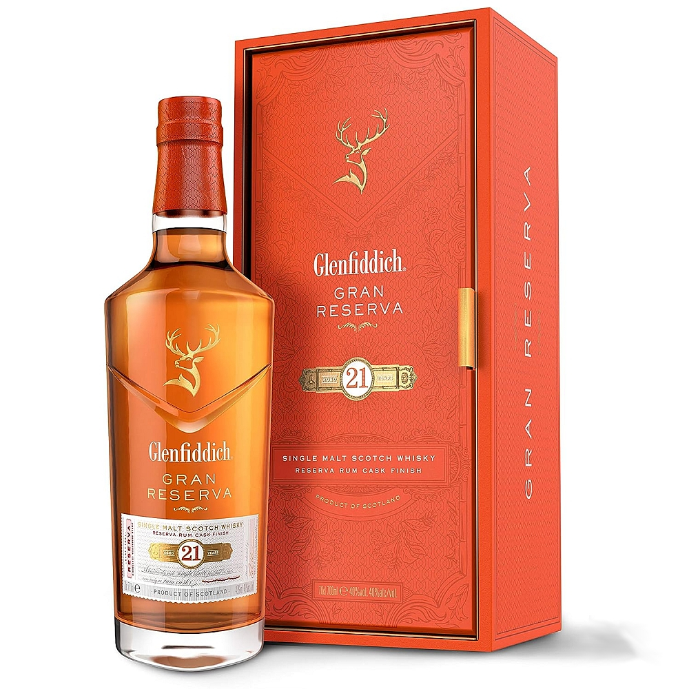 Glenfiddich 21 Years - Grand Reserva - Single Malt Scotch Whisky 40% 0,7l