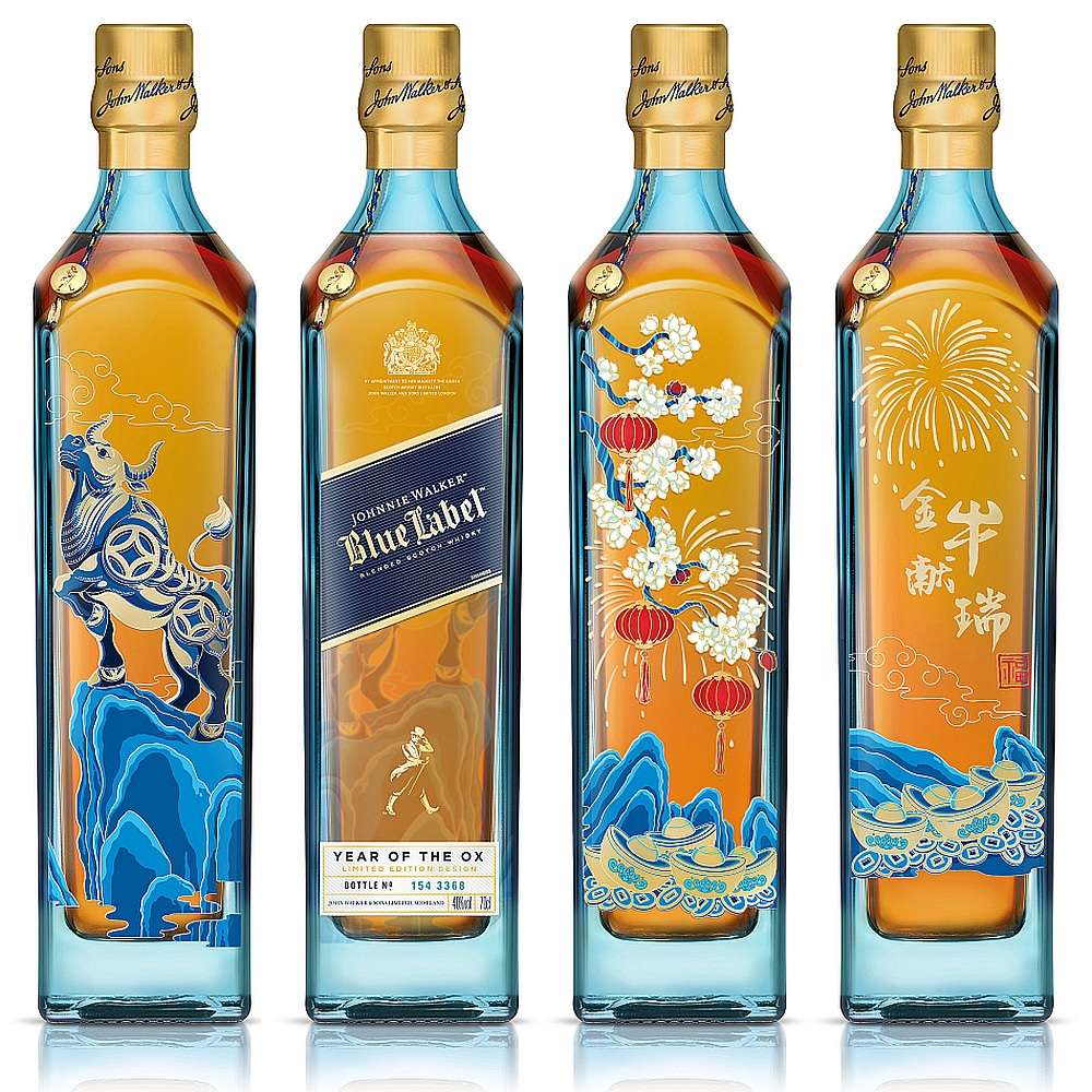 Johnnie Walker Blue Label - Year of the Ox 2021 - Blended Scotch Whisky 40% 0,7l