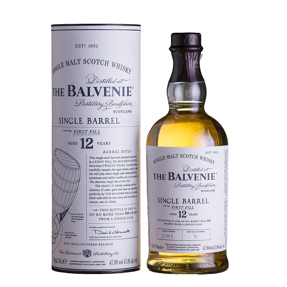 The Balvenie 12 Years First Fill Single Barrel Scotch Whisky 47,8% 0,7l
