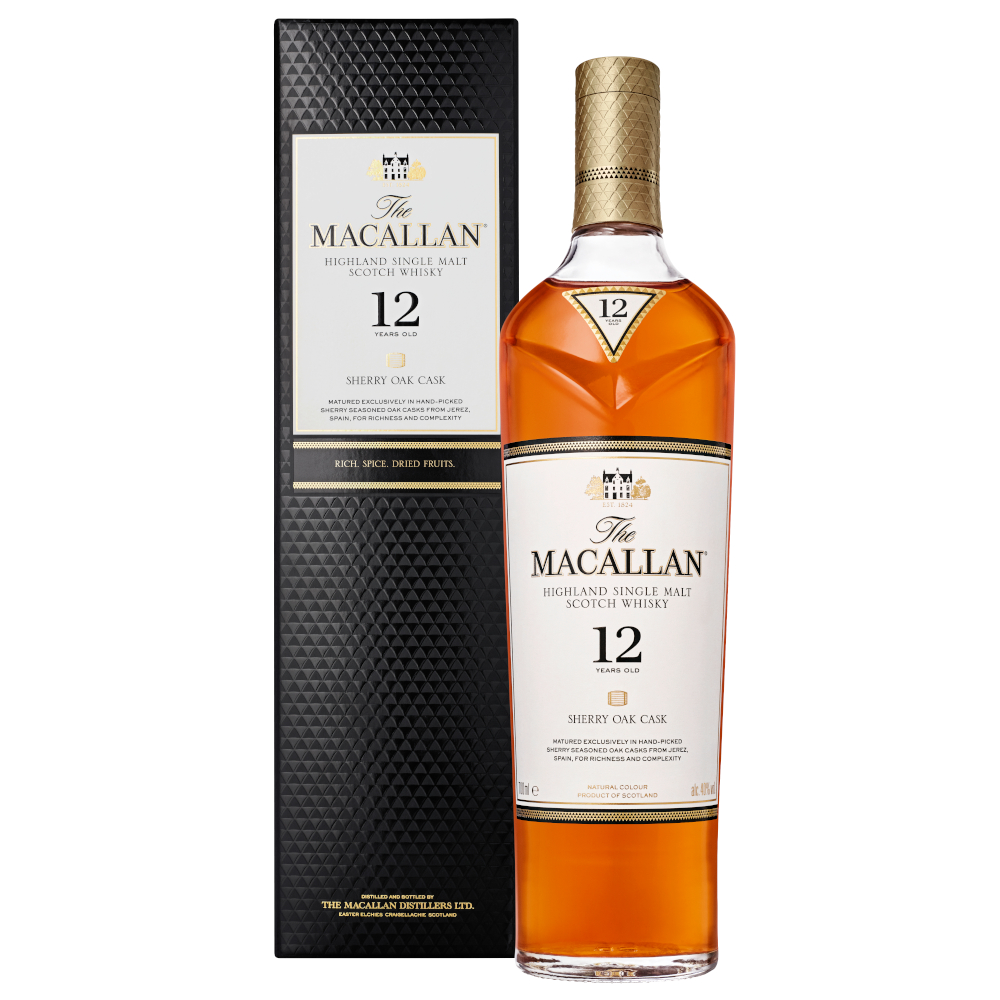 The Macallan 12 Years Sherry Oak Cask Single Malt Whisky
