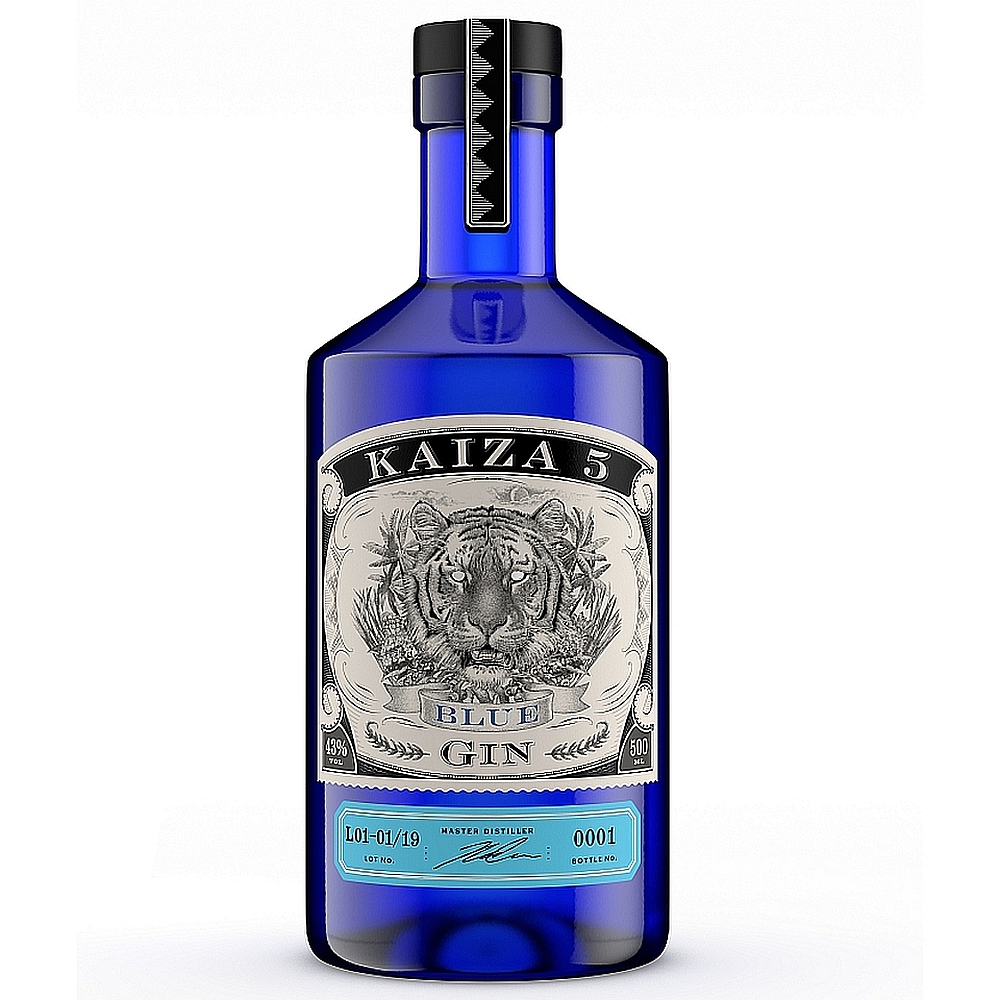 Kaiza 5 BLUE Small Batch Crafted Gin 43% 0,5l