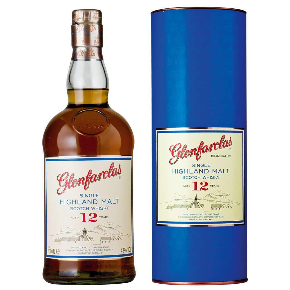 Glenfarclas Highland Single Malt Scotch Whisky 12 Years 43% 0,7l