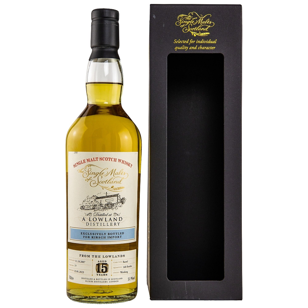 A Lowland Distillery - The Single Malts of Scotland - 15 Years 51,9% 0,7l
