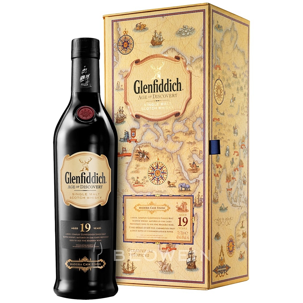 Glenfiddich 19 Years - Age of Discovery Madeira Cask Finish - Single Malt Scotch Whisky 40% 0,7l