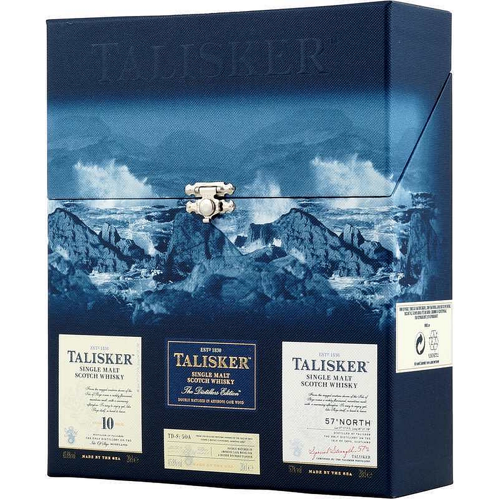 Talisker Single Malt Scotch Whisky Geschenkset 3 x 0,2l