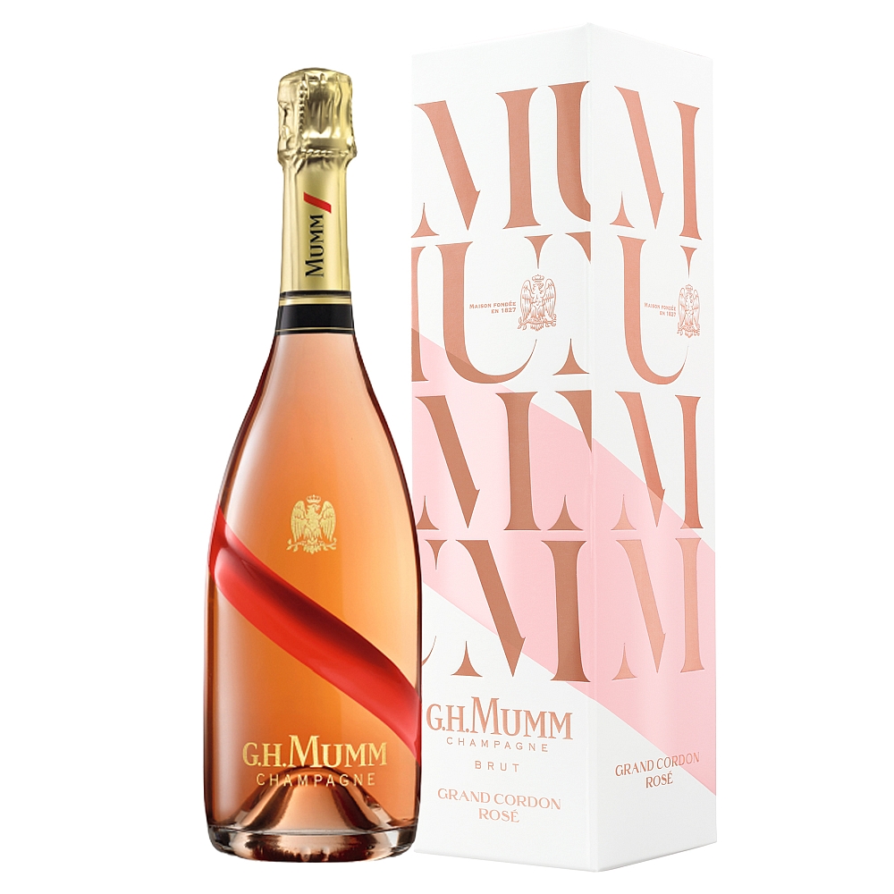 G.H. Mumm Cordon Rose Champagne Brut Geschenkverpackung 0,75l