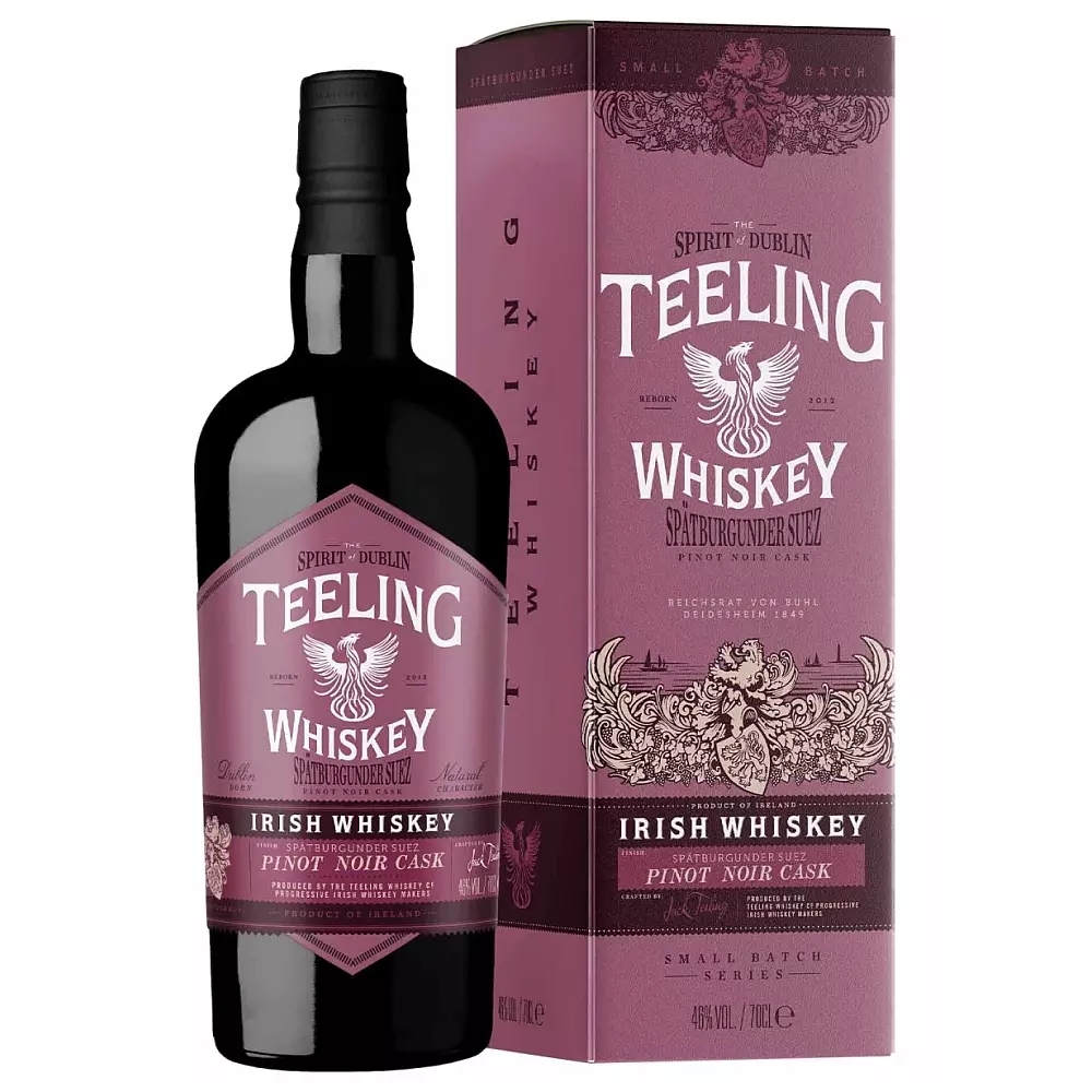 Teeling Pinot Noir Cask Spätburgunder Suez - Small Batch Collaboration – Irish Whiskey 46% 0,7l