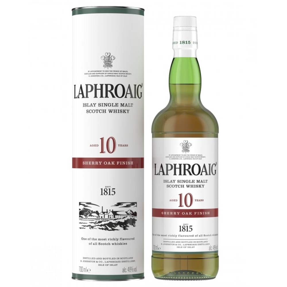 Laphroaig 10 Years - Sherry Oak Finish - Islay Single Malt Scotch Whisky 48% 0,7l