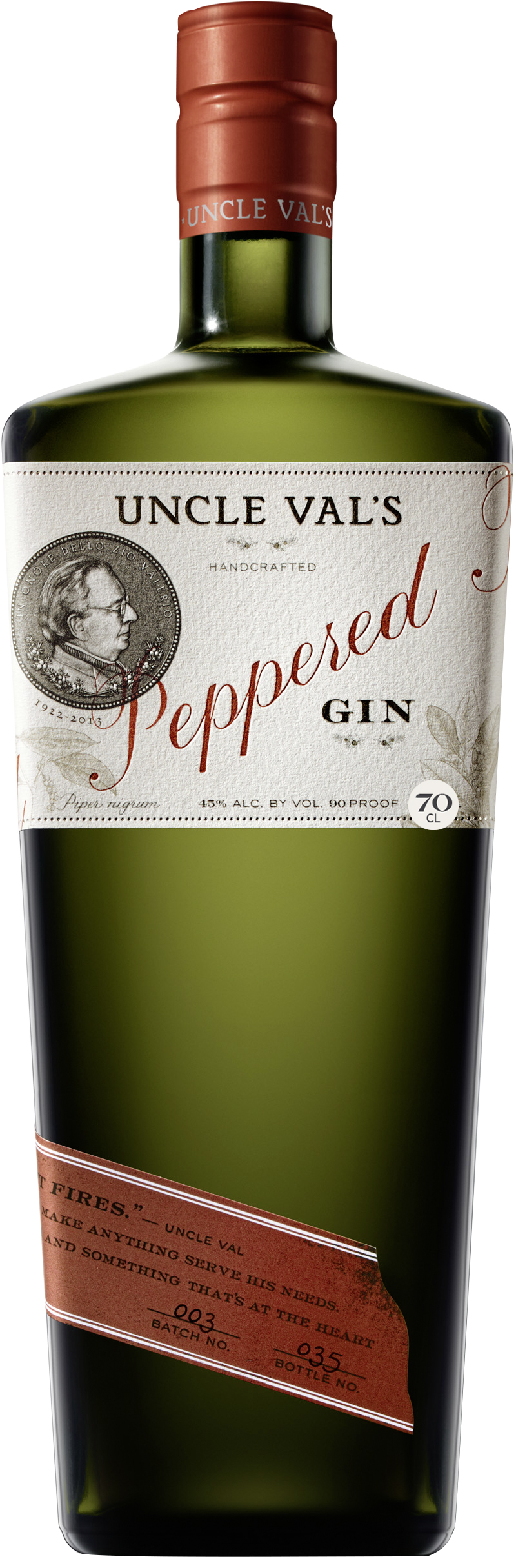 Uncle Val's Peppered Gin 45% 0,7l