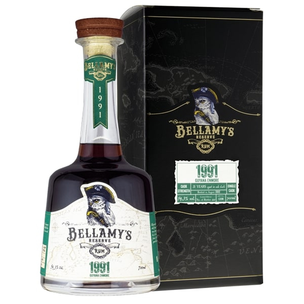 Bellamy's Reserve Rum 1991 Guyana Enmore 31 Years 54,3% 0,7l