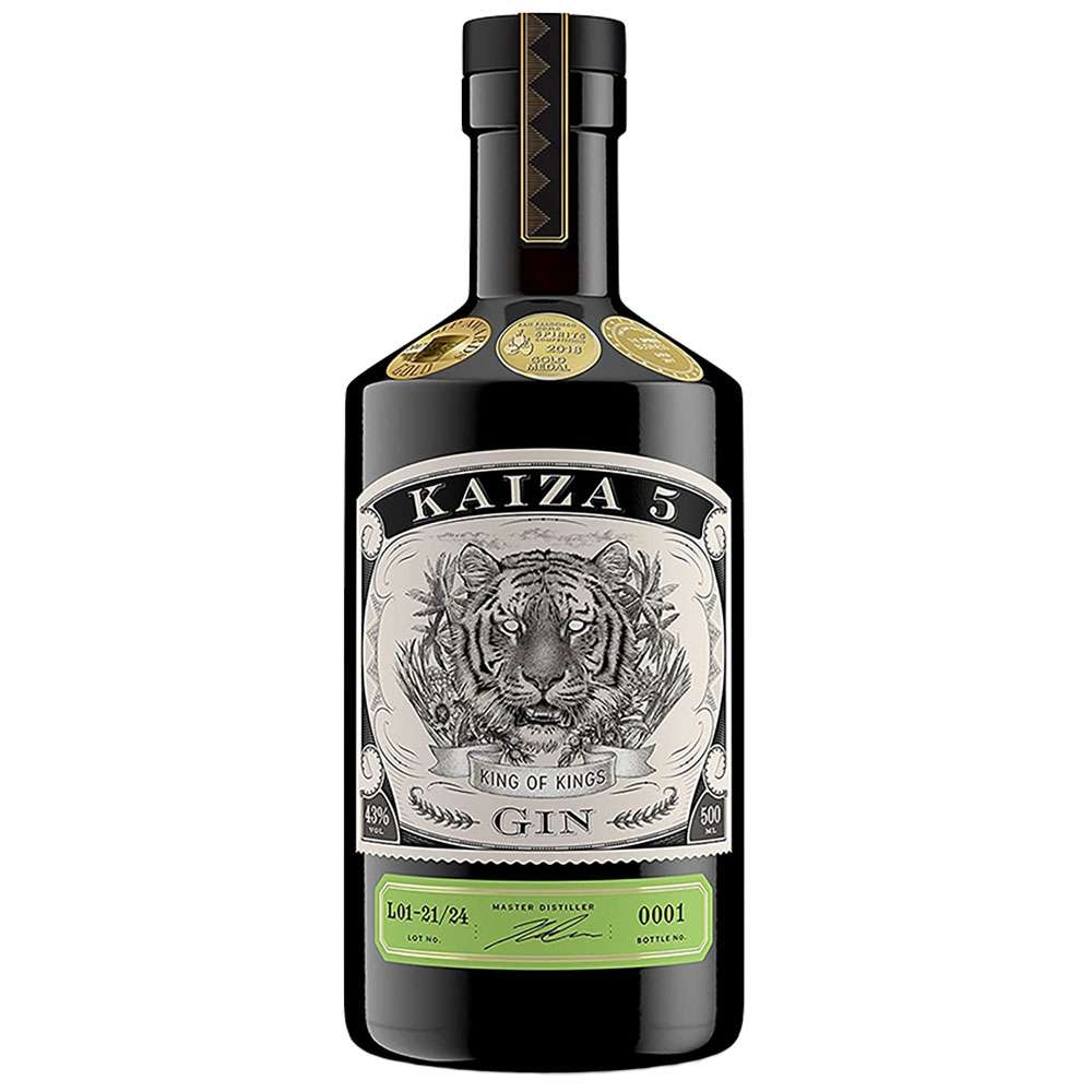 Kaiza 5 Small Batch Crafted Gin 43% 0,5l
