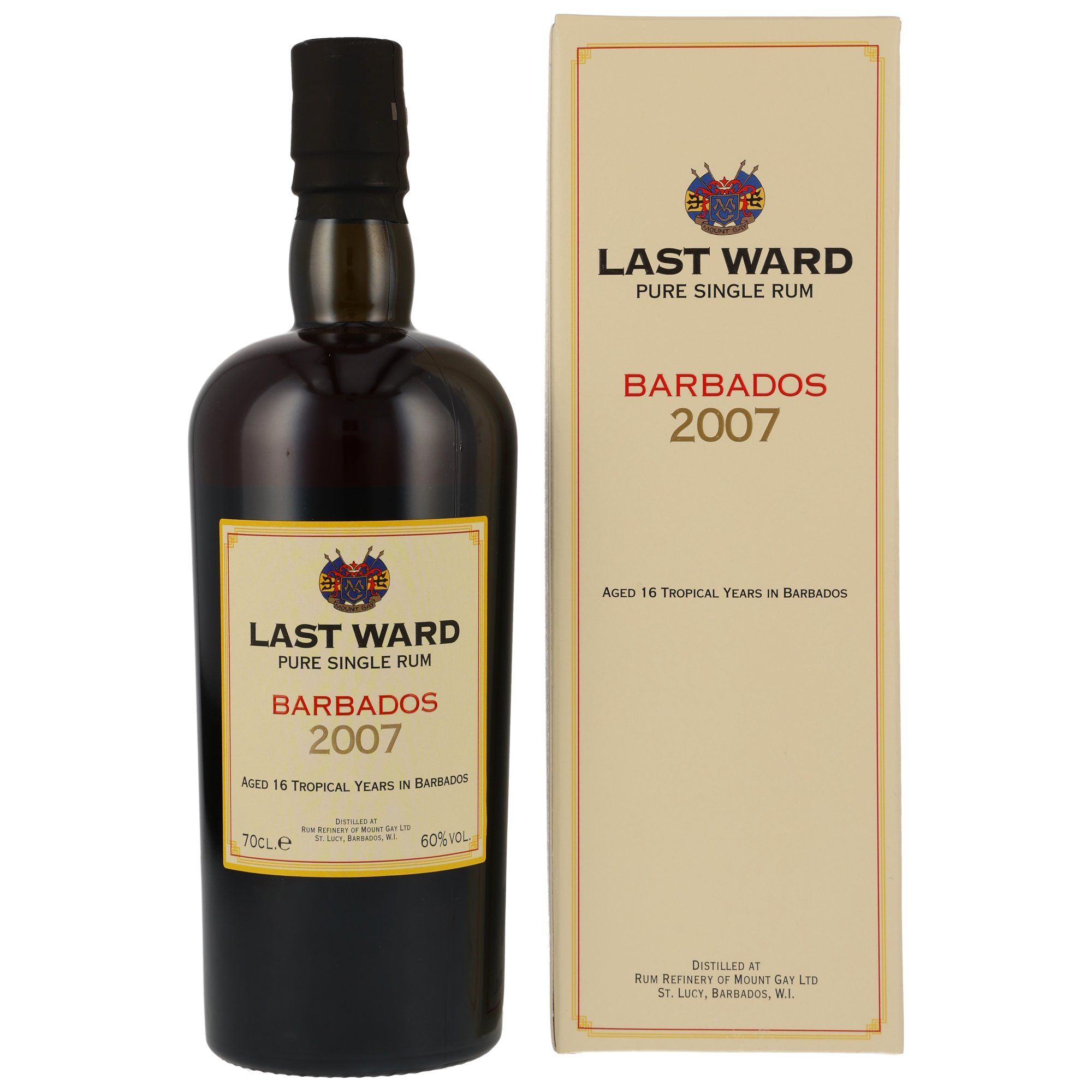 Last Ward 16 Years Pure Single Rum - Barbados 2007 - 60% 0,7l
