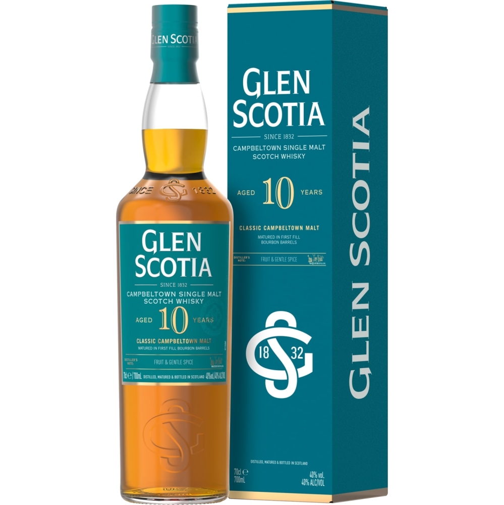 Glen Scotia 10 Years Unpeated Campbeltown Single Malt Scotch Whisky 40% 0,7l