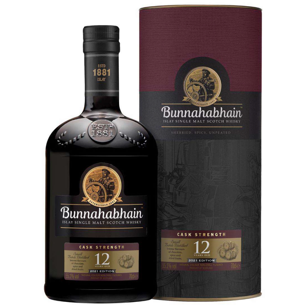 Bunnahabhain 12 Years Old Islay Single Malt Scotch Cask Strength 2021 Edition 55,1% 0,7l