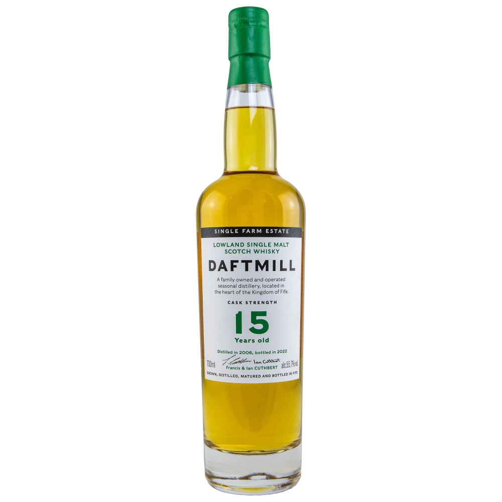 Daftmill 15 Years Lowland Single Malt Scotch Whisky 55,7% 0,7l