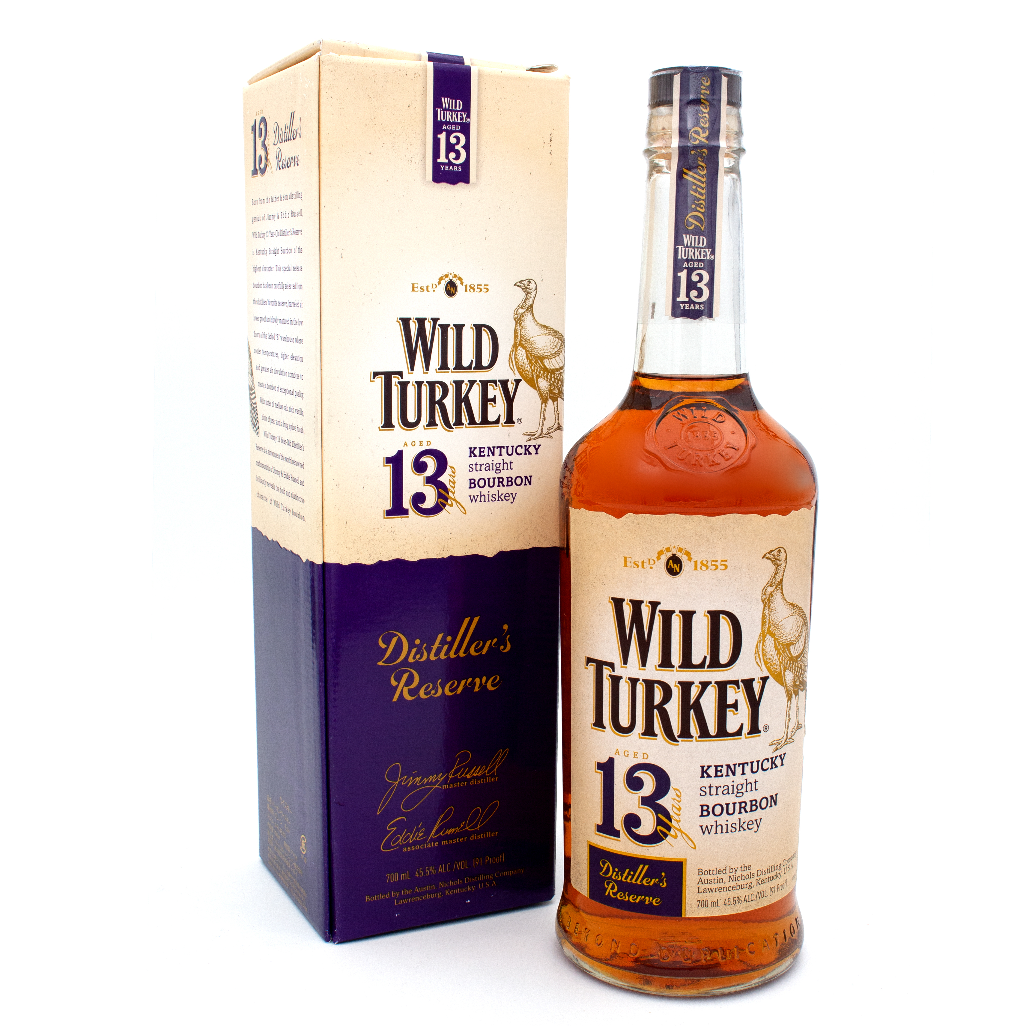 Wild Turkey 13 Years Distiller’s Reserve Bourbon Whiskey 45,5% 0,7l
