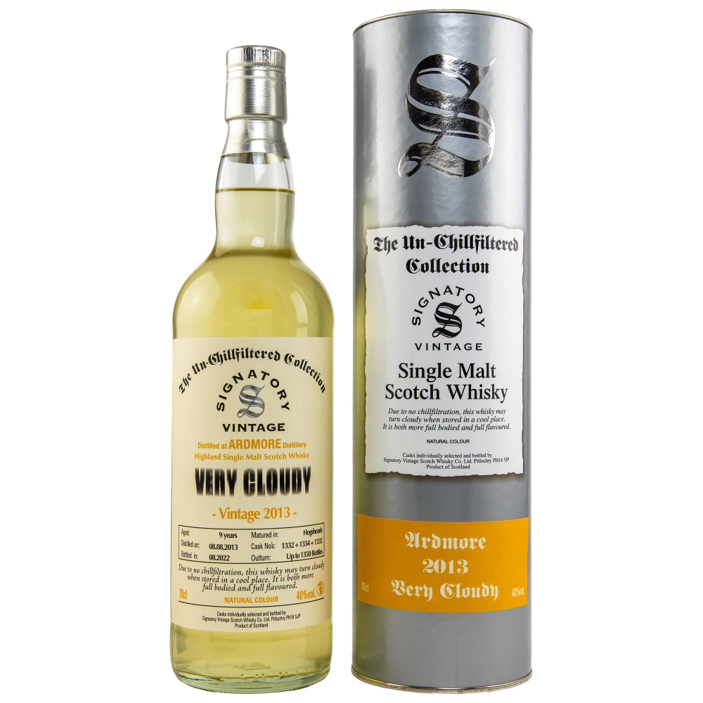 Ardmore 2013/2022 Signatory Vintage Highland Single Malt Scotch Whisky 40% 0,7l