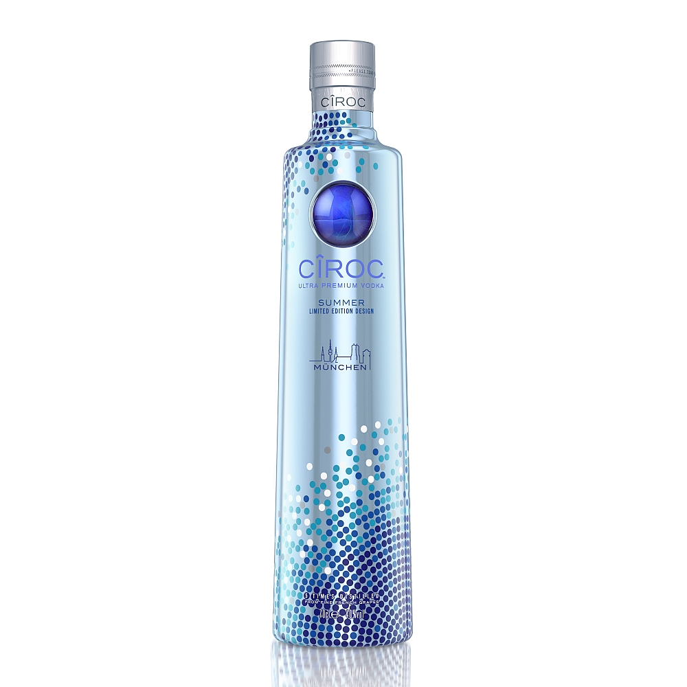 Ciroc Vodka Summer Limited Edition Design München (mit LED) 40% 0,7l