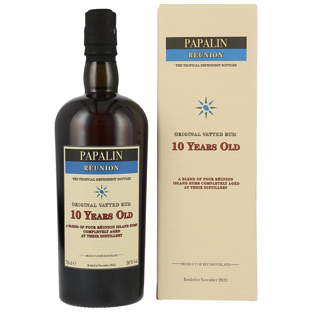 Papalin Reunion 10 Years Original Vatted Rum 50% 0,7l