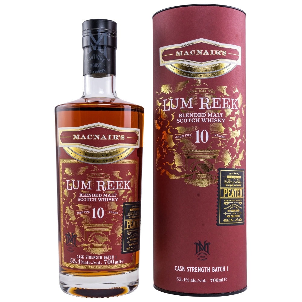 Lum Reek Blended Malt Scotch Whisky 10 Years 55,4% 0,7l