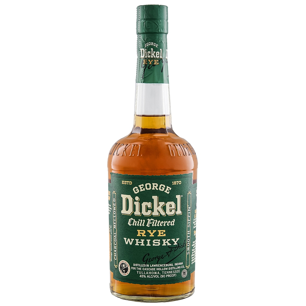 George Dickel Chill Filtered Rye Whisky 45% 0,75l