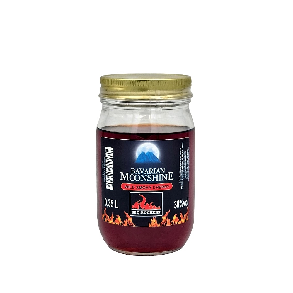 Bavarian Moonshine Wild Smoky Cherry Likör 30% 0,35l 