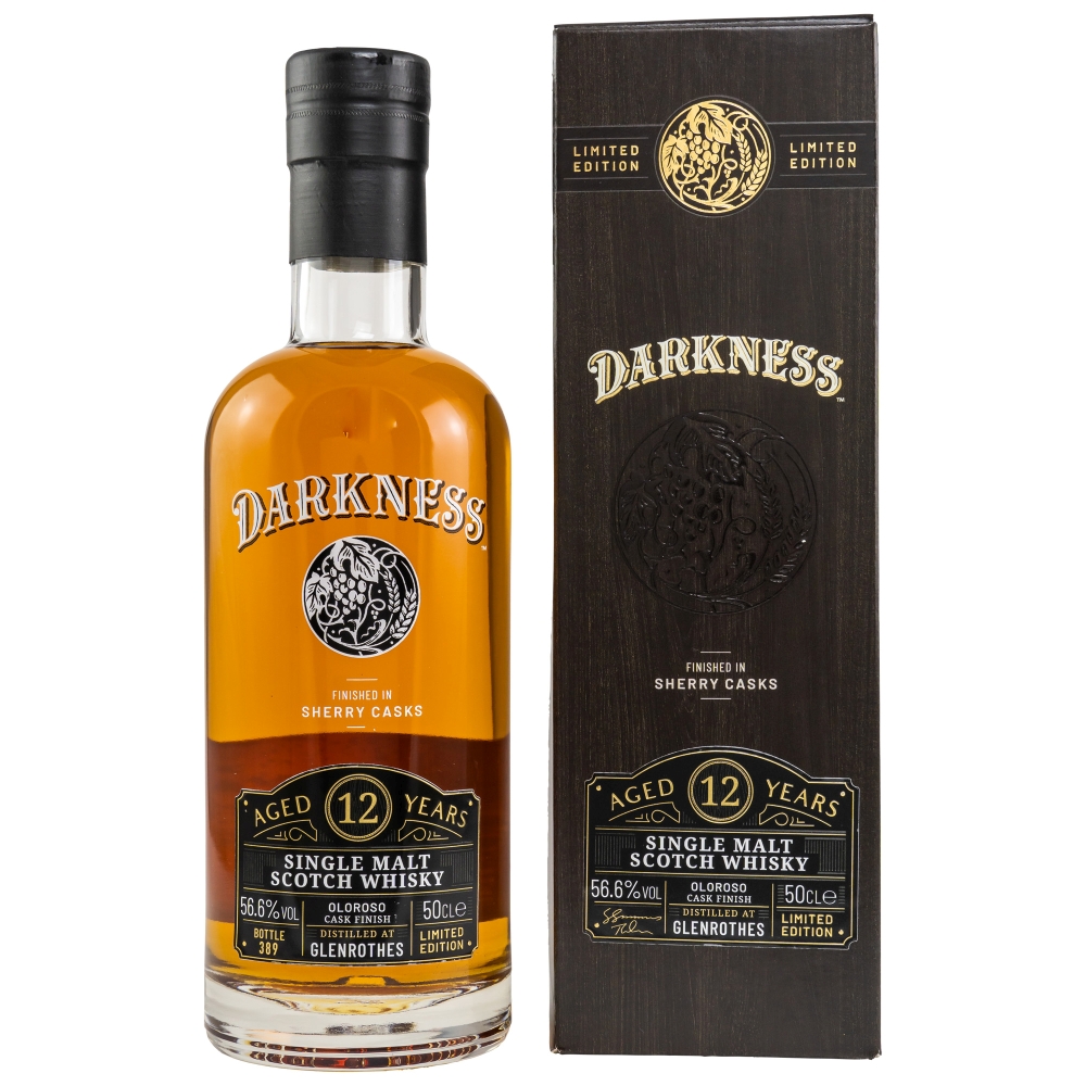 Glenrothes 12 Years Oloroso Cask Finish Darkness Single Malt Scotch Whisky 56,6% 0,5l
