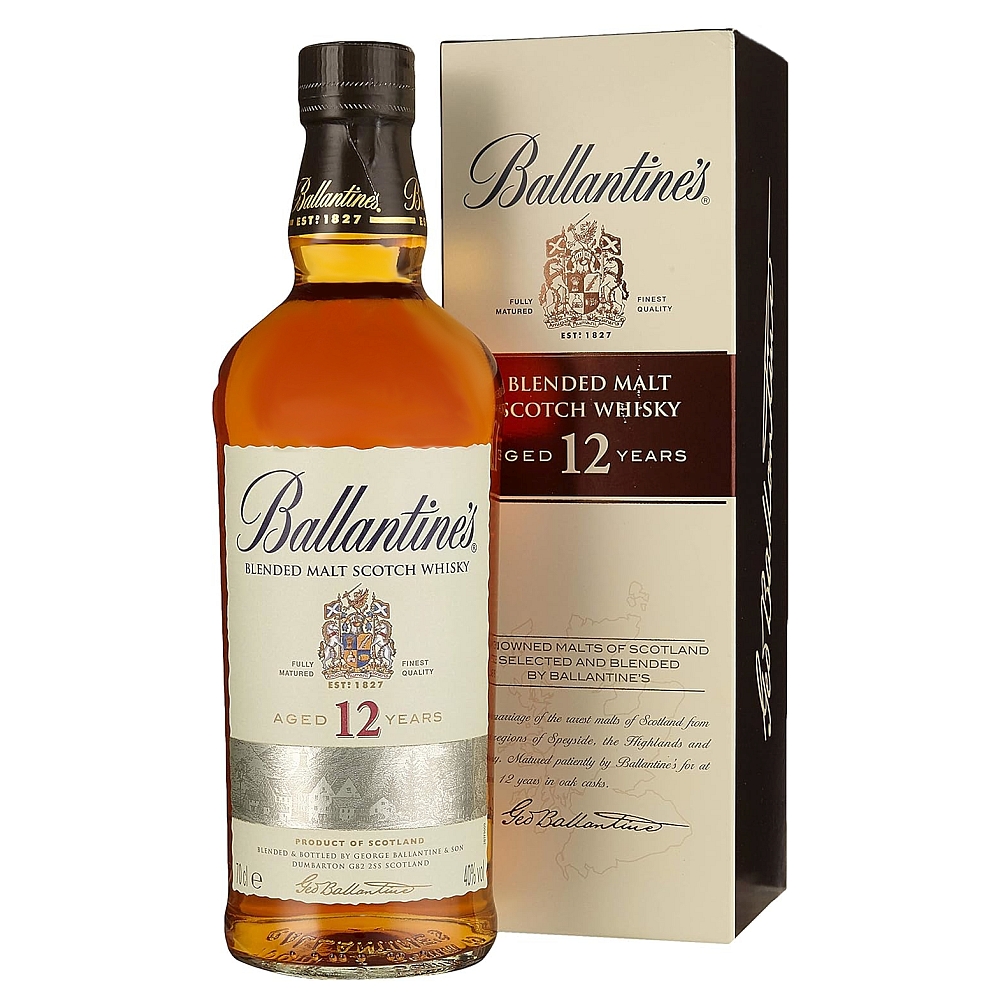 Ballantine's 12 Years Blended Malt Scotch Whisky 40% 0,7l