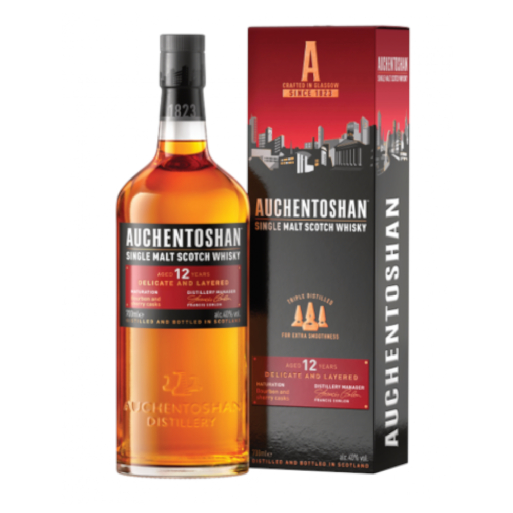 Auchentoshan 12 Years Single Malt Scotch Whiksy 40% 0,7l
