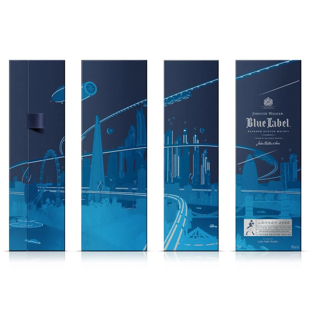 Johnnie Walker Blue Label Cities of the Future Blended Scotch Whisky - London Edition 40% 0,7l