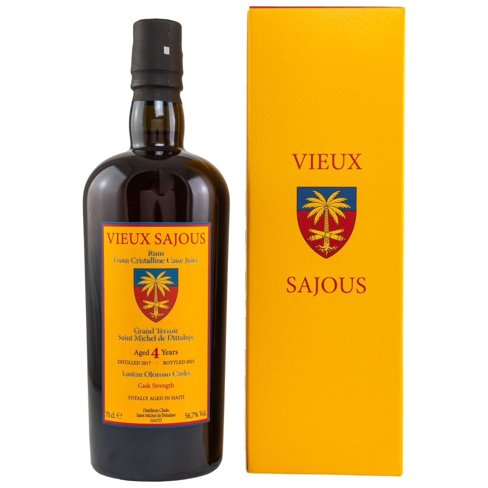 Vieux Sajous 4 Years Lustau Oloroso Casks Pure Single Agricole Haitian Rum 56,7% 0,7l