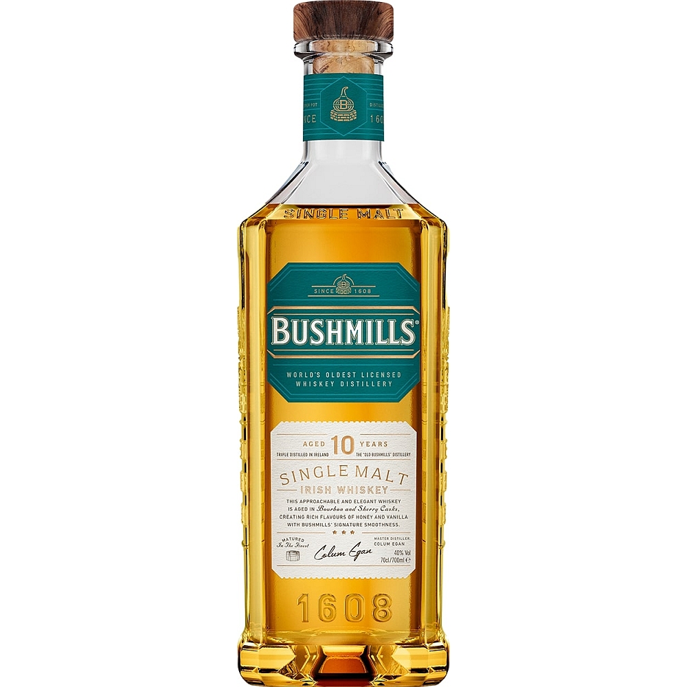 Bushmills 10 Years Old Single Malt Irish Whiskey 40% 0,7l