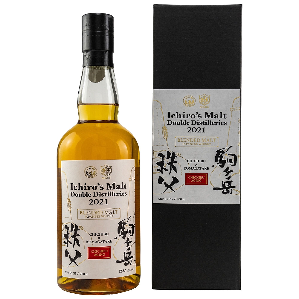 Ichiro’s Malt Double Distilleries 2021 Chichibu x Komagatake Japanese Blended Malt Whisky 54% 0,7l