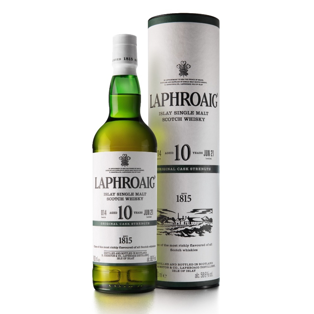 Laphroaig 10 Years Cask Strength Batch 14 Single Malt Scotch Whisky 58,6% 0,7l