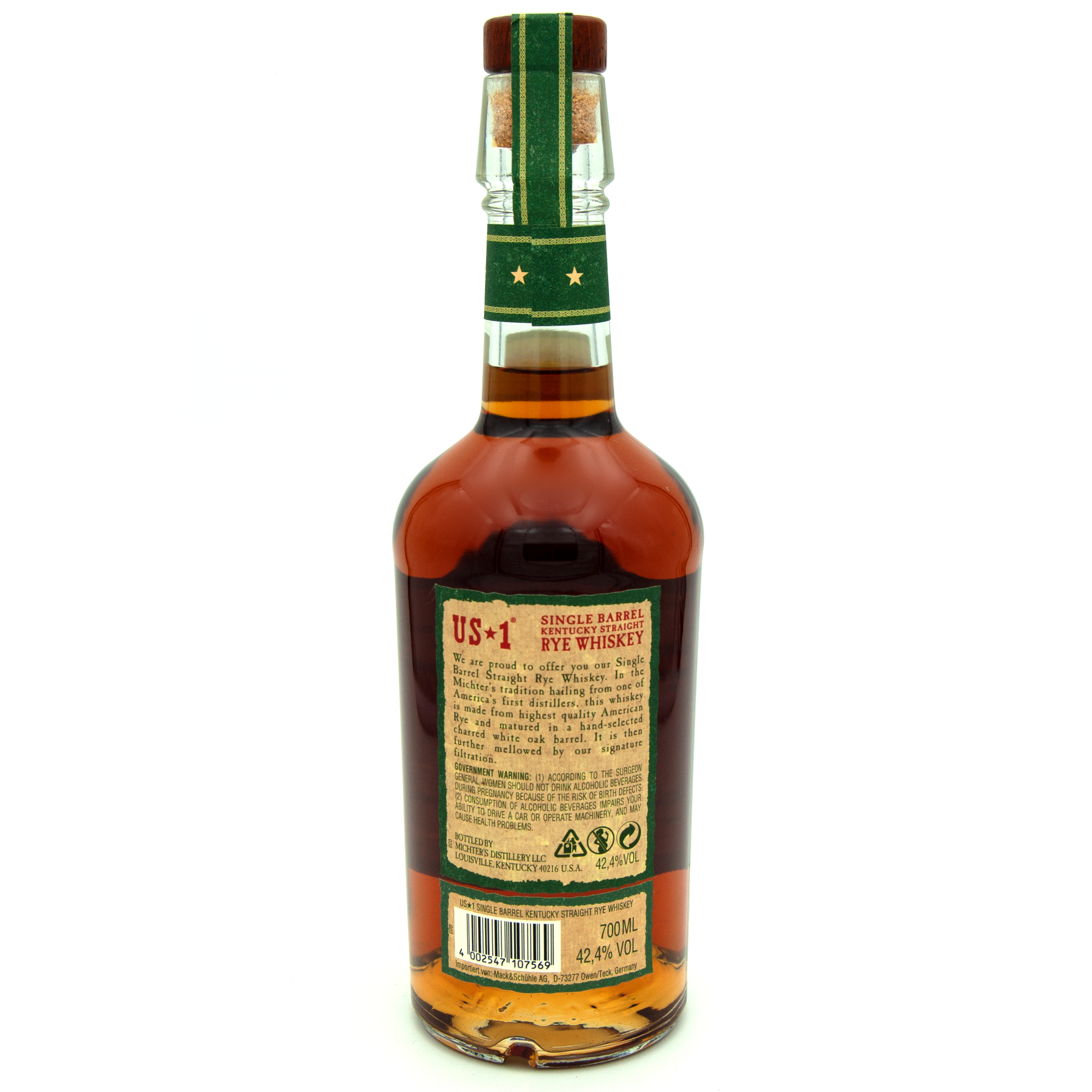 Michter's US*1 Single Barrel Kentucky Straight Rye Whiskey 42,4% 0,7l