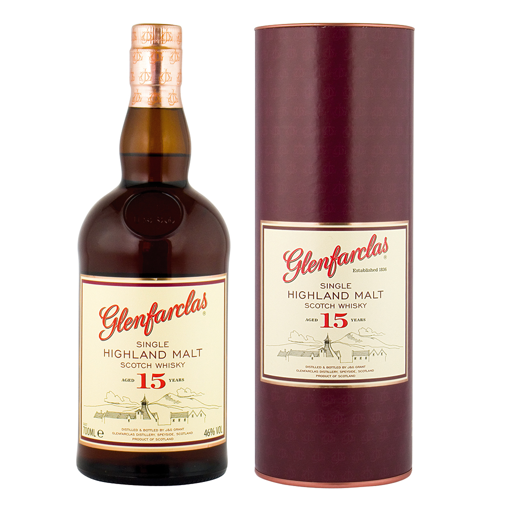 Glenfarclas Highland Single Malt Scotch Whisky 15 Years 46% 0,7l
