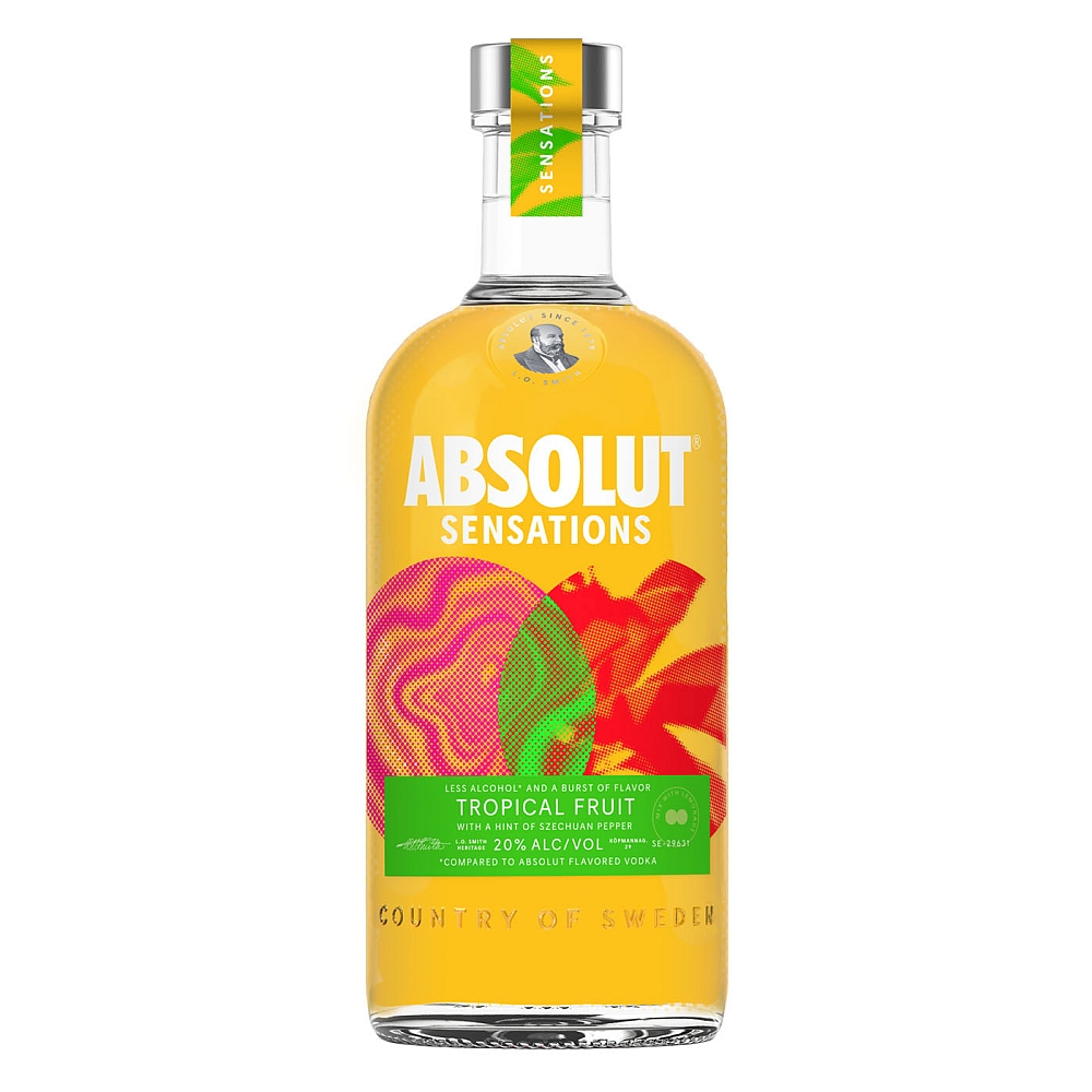 Absolut Sensations Tropical Fruit Flavored Vodka 20% 1,0l