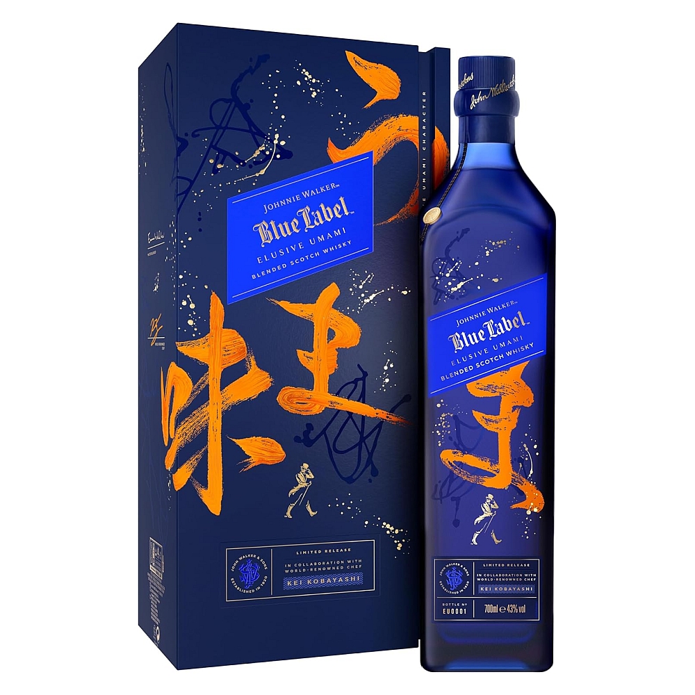 Johnnie Walker Blue Label - Elusive Umami - Blended Scotch Whisky 43% 0,7l
