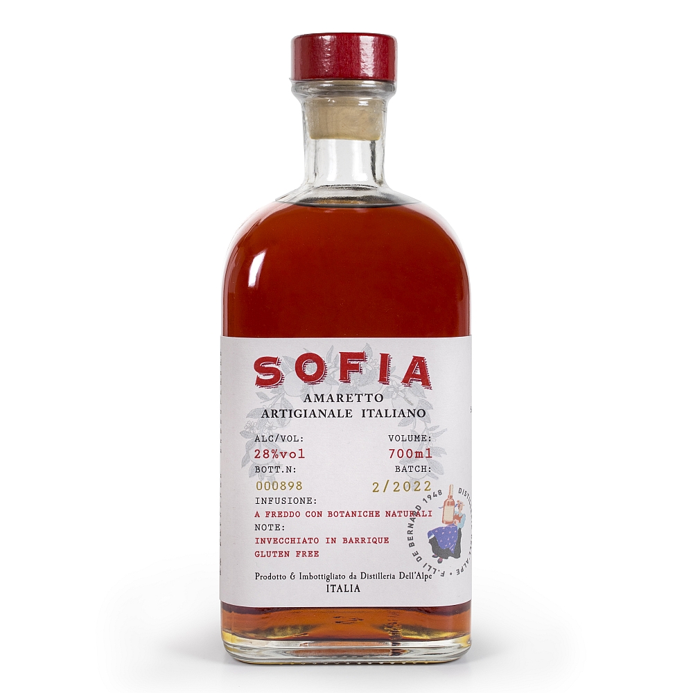Liquore Amaretto Sofia Distilleria Dell´Alpe 28% 0,7l