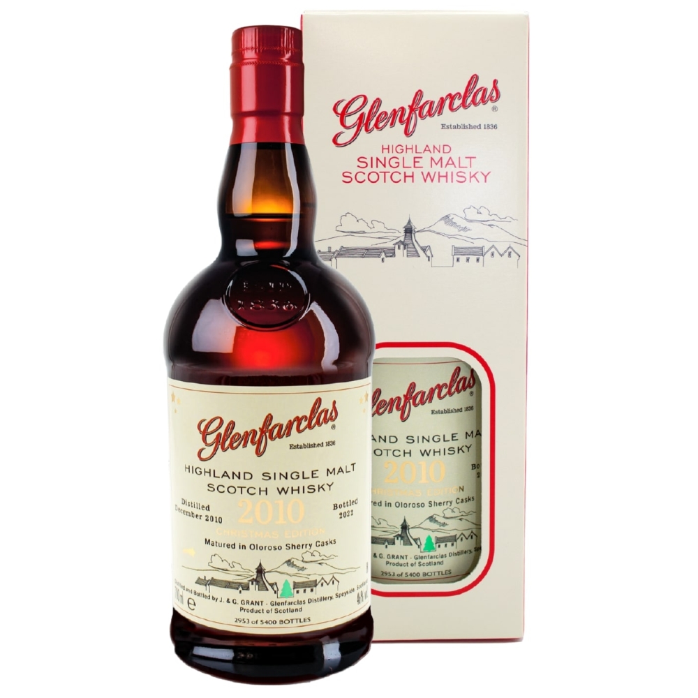 Glenfarclas Highland Single Malt Scotch Whisky 2010/2022 Christmas Edition 46% 0,7l